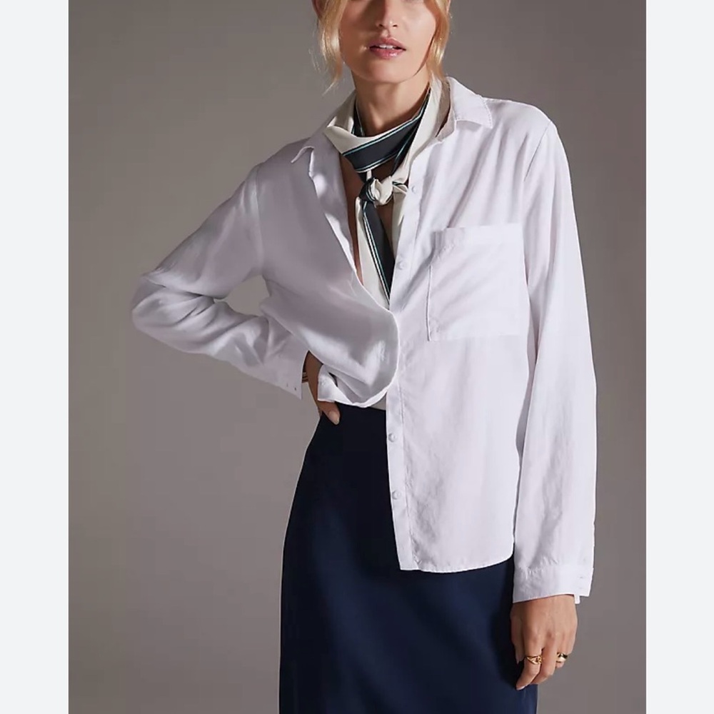 Cloth & Stone White Buttondown Shirt